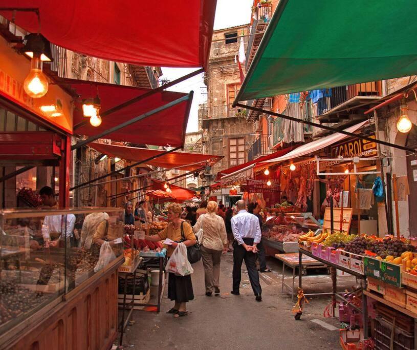 Casetta Poli- Appartamento Con Terrazza - Centro Storico Palerme Extérieur photo